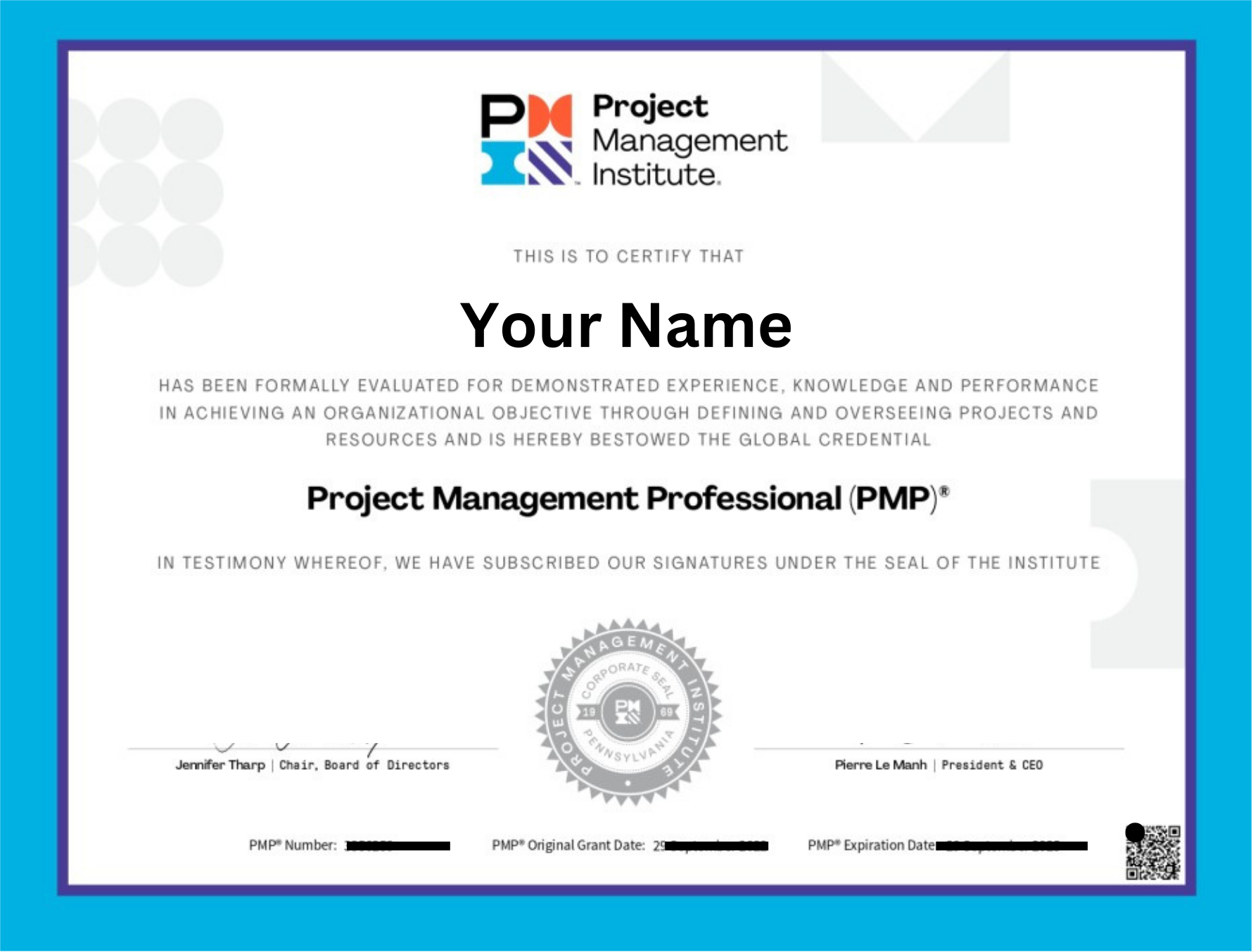 Authentic PMP certification for project management professionals